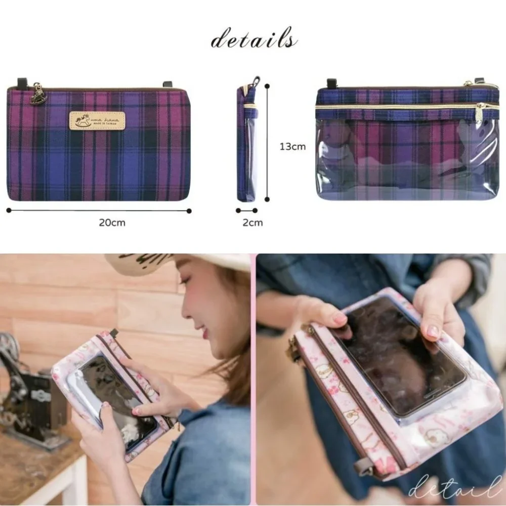 Waterproof Schnauzer Crossbody Shoulder Phone Purse - Picture 4 of 10